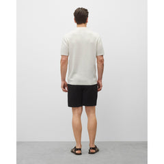 Reigning Champ Cotton Linen Victor Polo Ivory