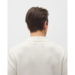 Reigning Champ Cotton Linen Victor Polo Ivory