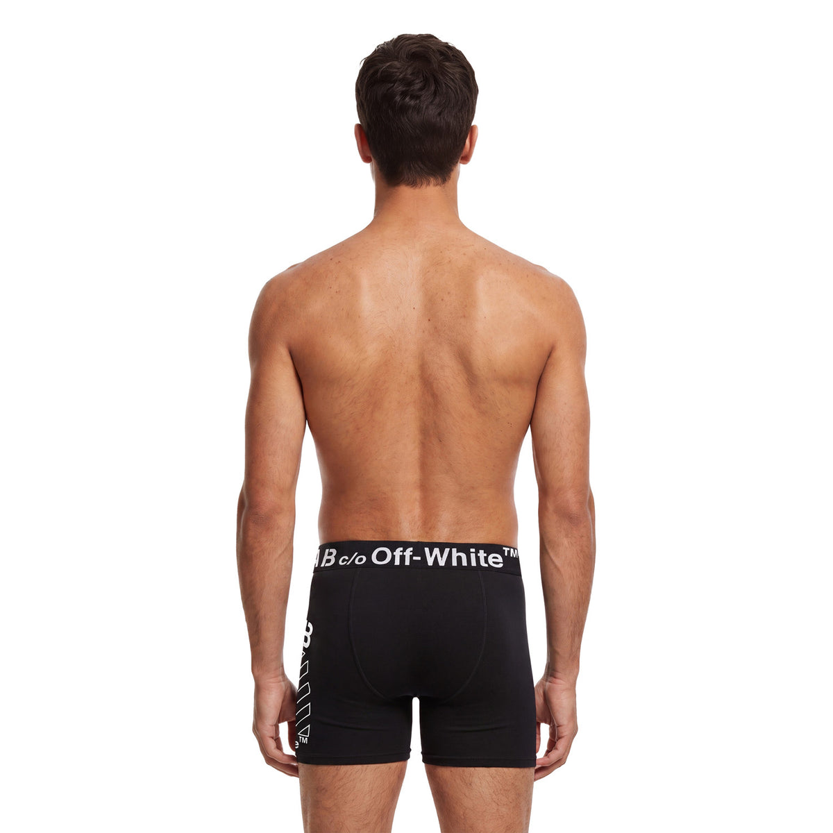 L/AB c/o Off-White Diags Clamp Diags Printed Boxer Brief Black