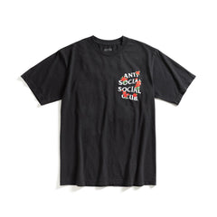 Anti Social Social Club Embroidered Rose Kkotch Tee Black
