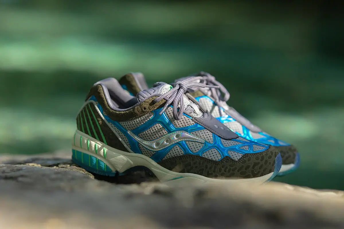 Fresh Rags x Saucony Grid Web Manatee - S70598-1