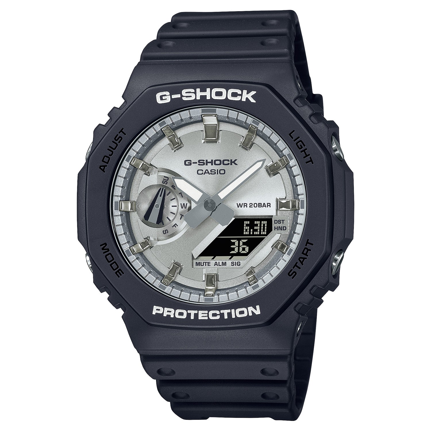 Casio G-Shock 2100 Series Silver GA2100SB-1A