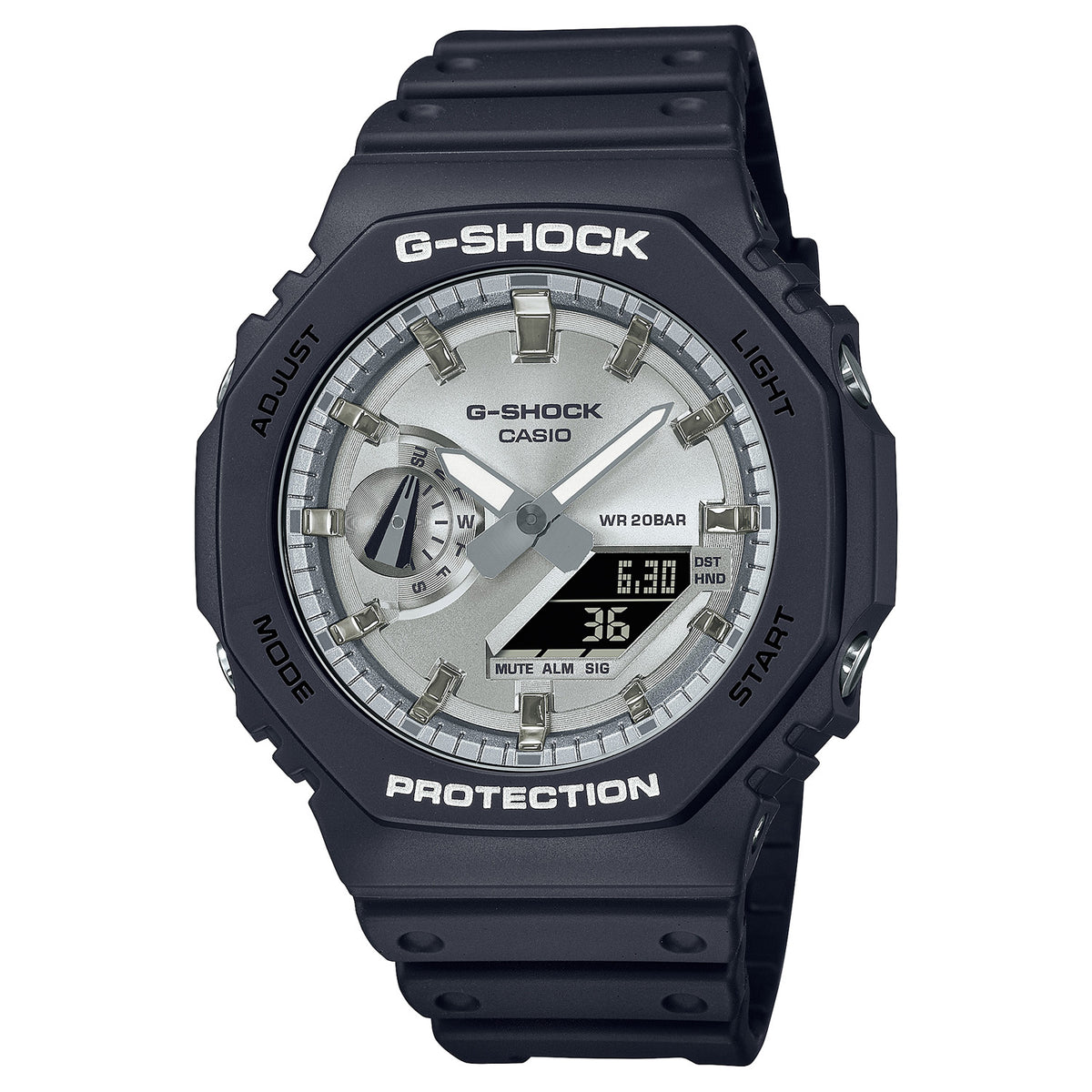 Casio G-Shock 2100 Series Silver GA2100SB-1A