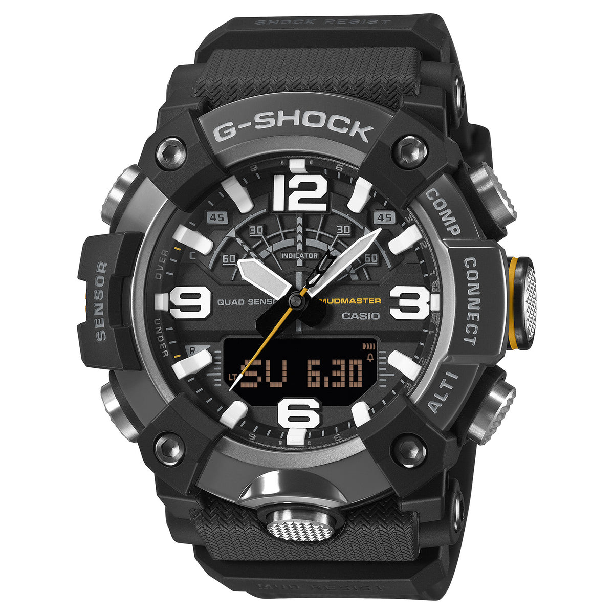 Casio Master of G-Land Mudmaster Black Silver GGB100XMB-1A Main image