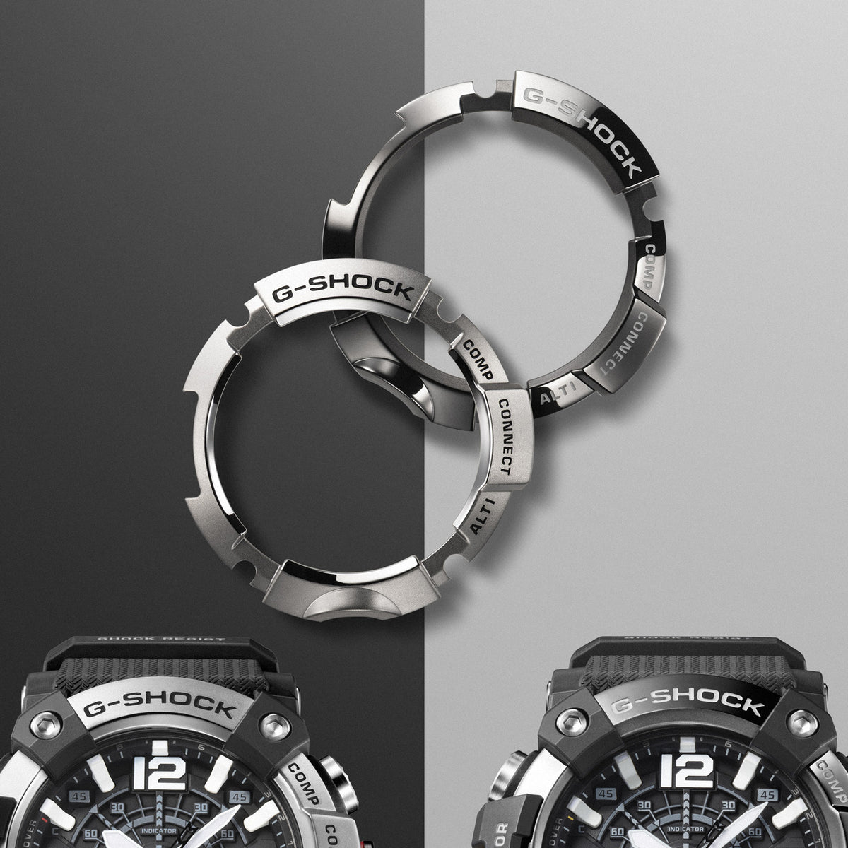 Casio Master of G-Land Mudmaster Black Silver GGB100XMB-1A