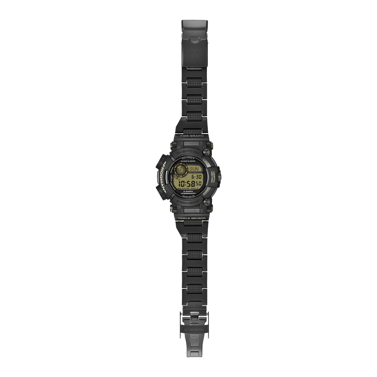 Casio G-Shock Master of G - Sea Frogman Black GWFD1000BC-1