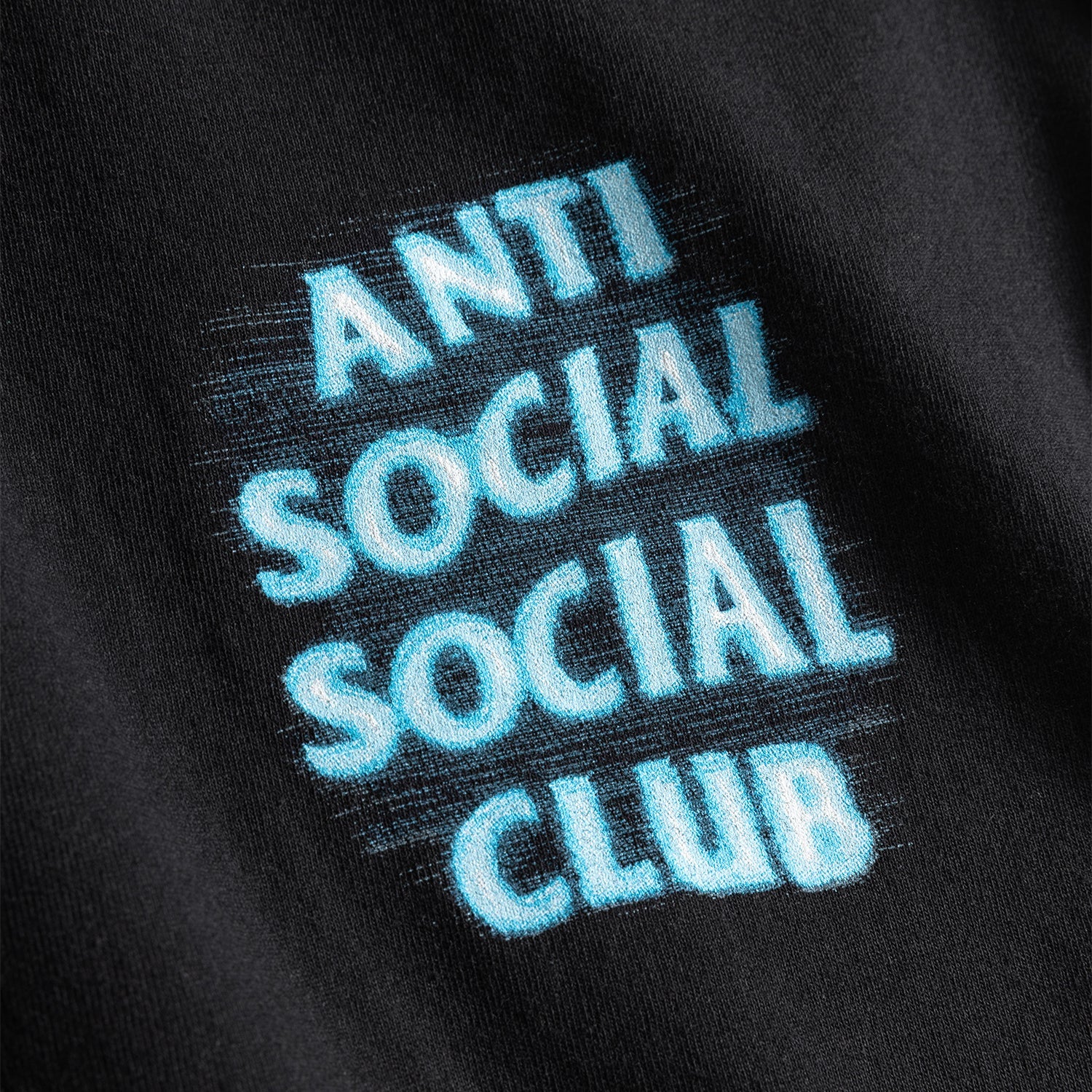 Anti Social Social Club Glow In The Dark Tee Black