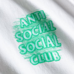 Anti Social Social Club Glow In The Dark Tee White