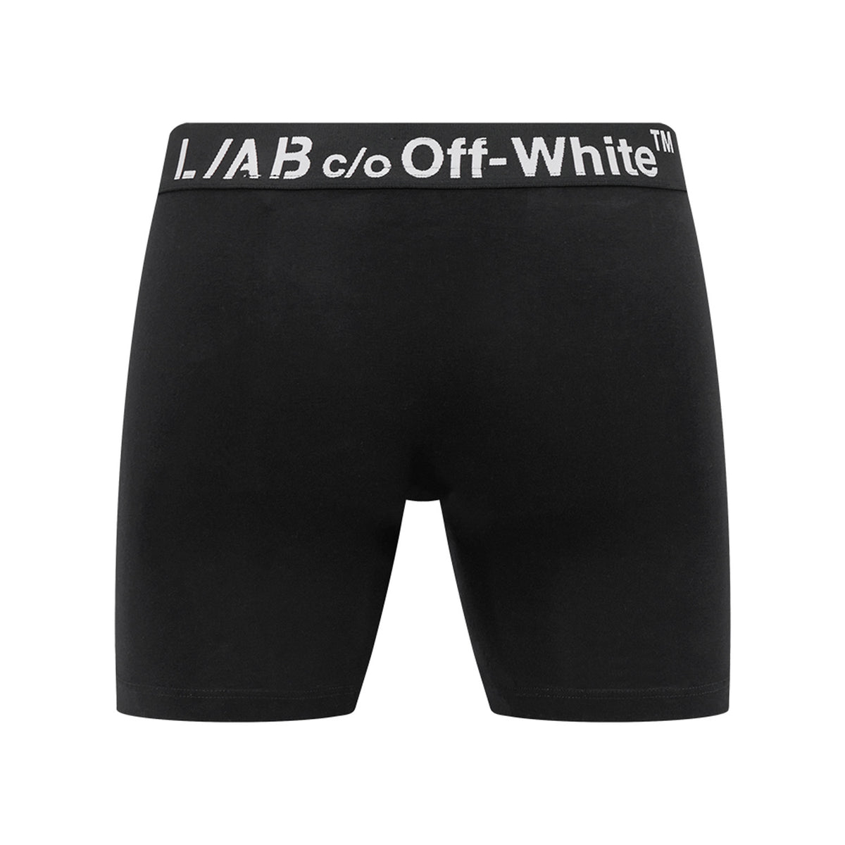 L/AB c/o Off-White Horizontal Big Logo 6-inch Boxer Briefs without Fly Black - 3PK