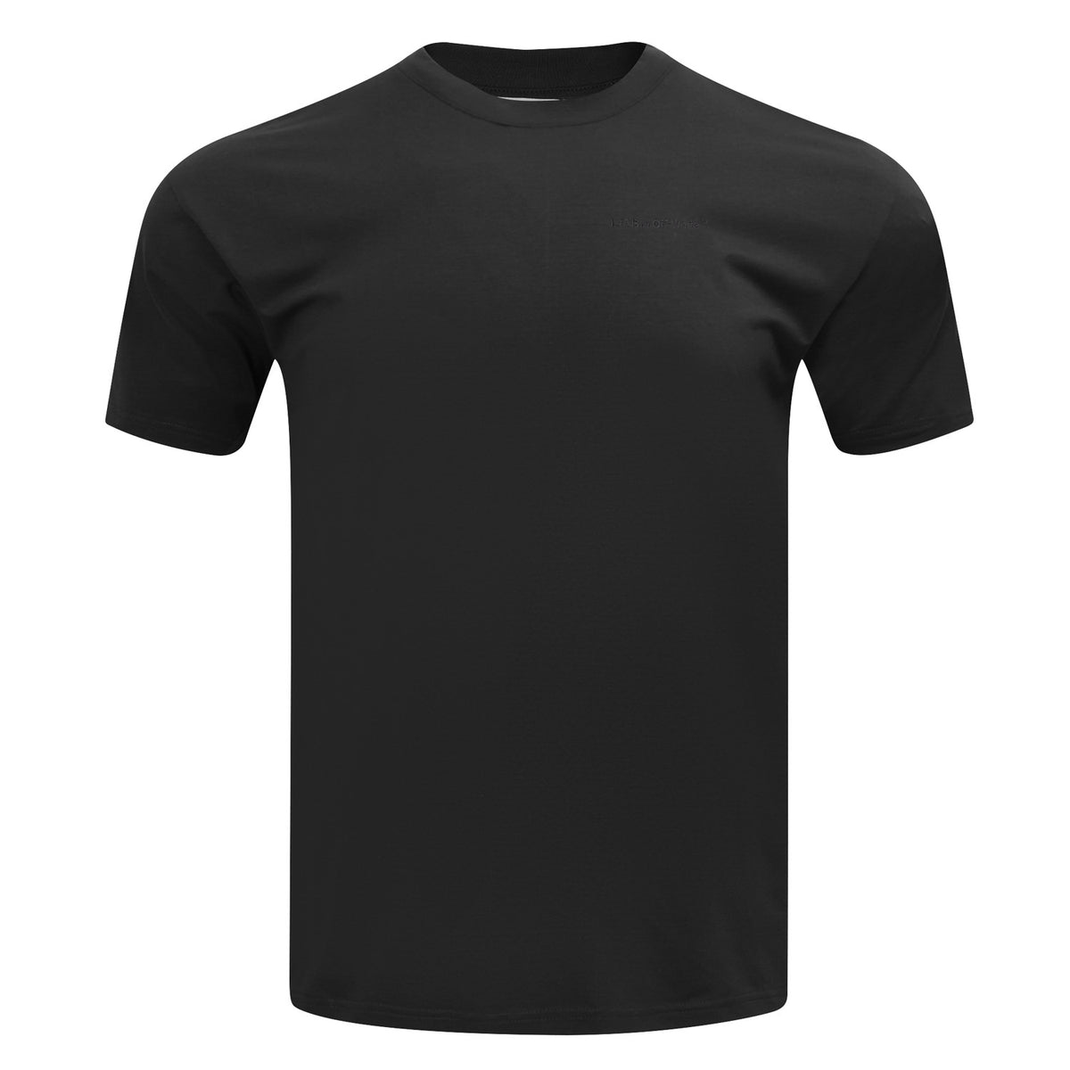 L/AB c/o Off-White Horizontal Chest Logo Classic Crew Undershirts Black - 3PK