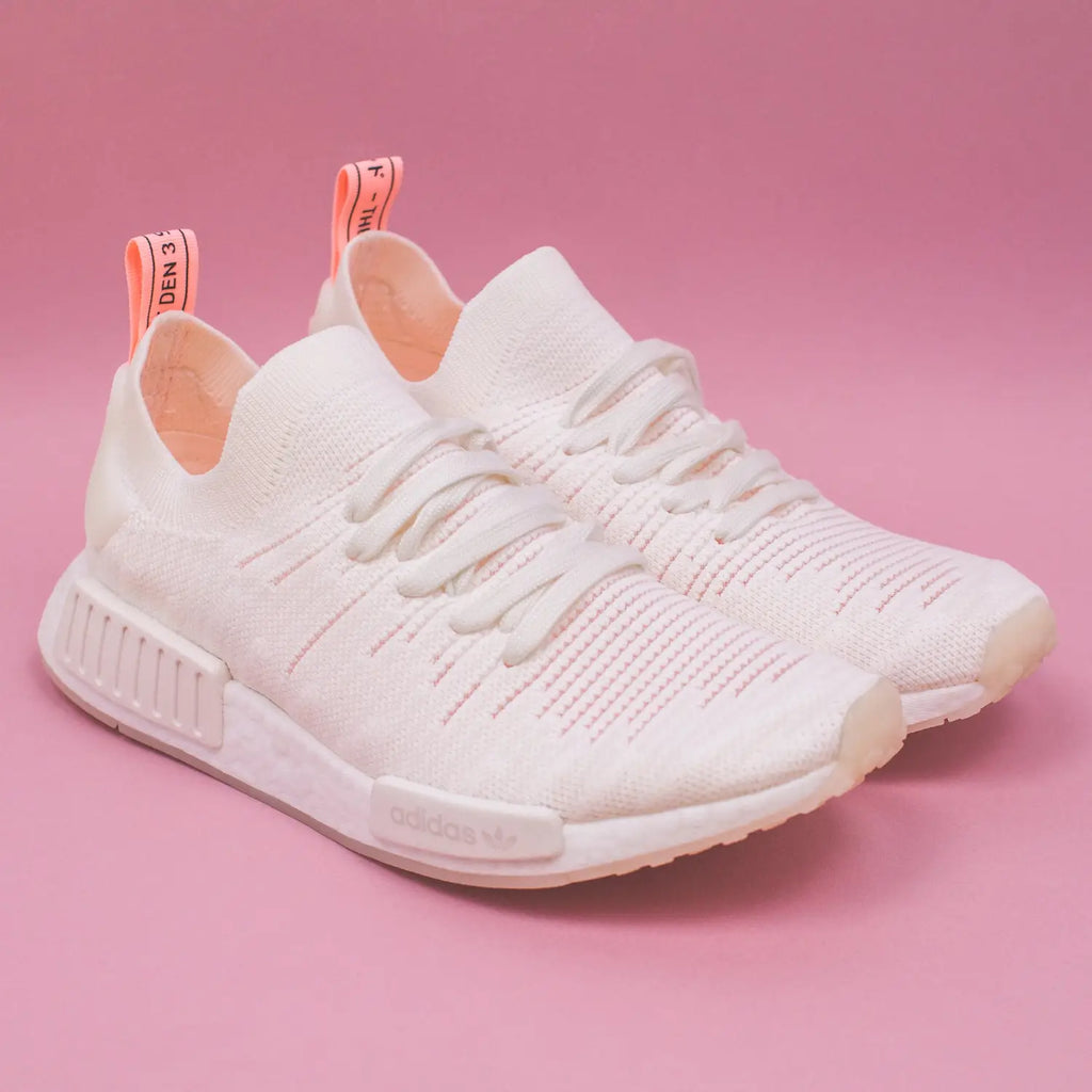 Adidas Originals NMD R1 STLT Pk W Women Boost White Clear Orange - (B37655)