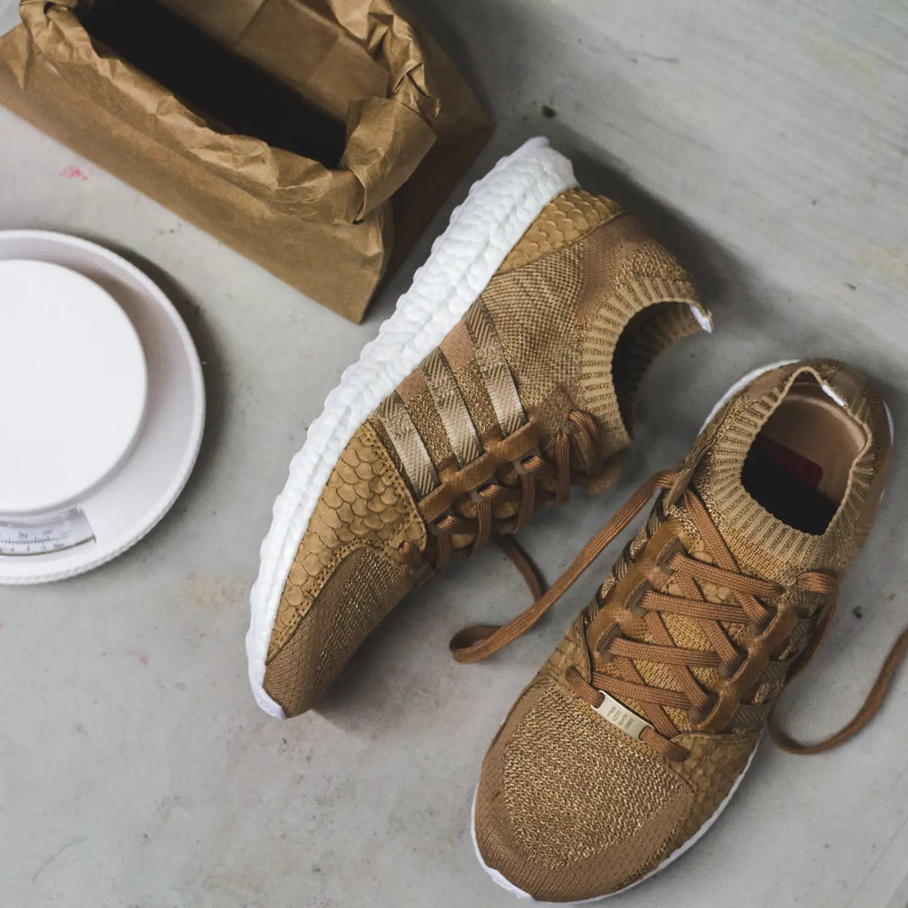 Pusha-T x adidas Originals King Push EQT Support Ultra PK Primeknit Bodega Babies in Tan/White - DB0181