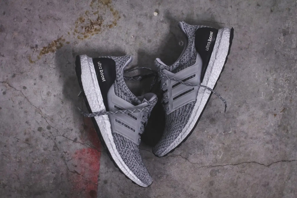 Adidas Performance Silver Pack - PureBOOST LTD (S80701) / UltraBOOST 3.0 (BA8143) /Womens UltraBOOST X LTD (BA8005)