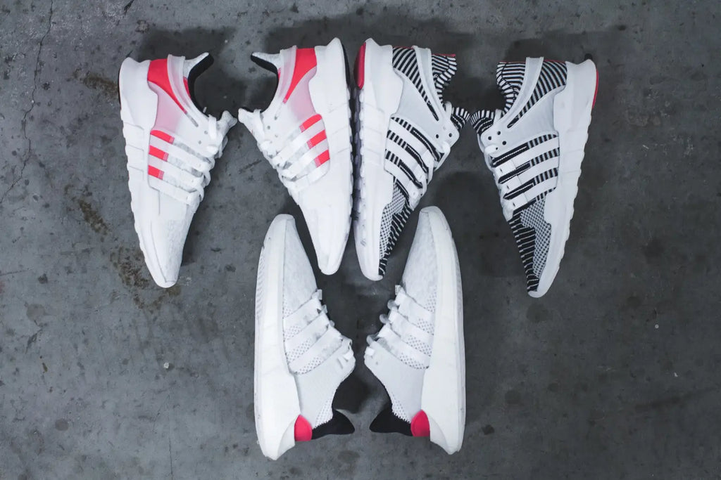 Adidas Originals White/Turbo Red Equipment Support EQT Pack - EQT ADV (BB2791) / EQT ADV Primeknit (BA7496) / EQT ADV BOOST 93-17 (BA7473)