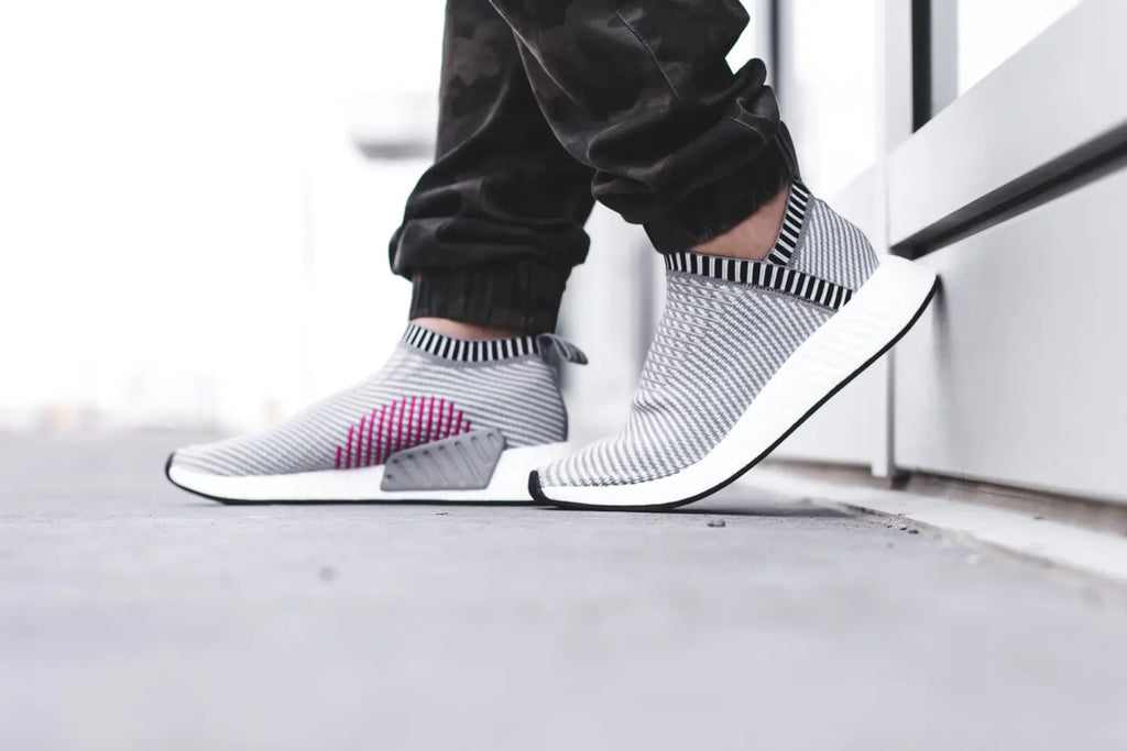 Adidas Originals NMD CS2 PK Shock Pink Pack - Black/Shock Pink (BA7188) & Grey/Shock Pink (BA7187)