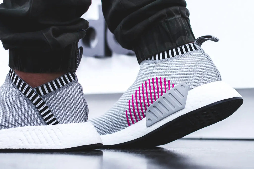 Adidas Originals NMD CS2 PK Shock Pink Pack - Black/Shock Pink (BA7188) & Grey/Shock Pink (BA7187)