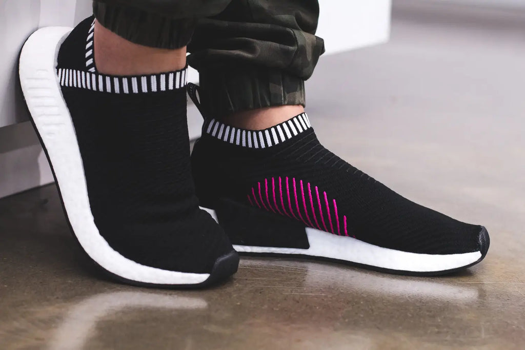 Adidas Originals NMD CS2 PK Shock Pink Pack - Black/Shock Pink (BA7188) & Grey/Shock Pink (BA7187)
