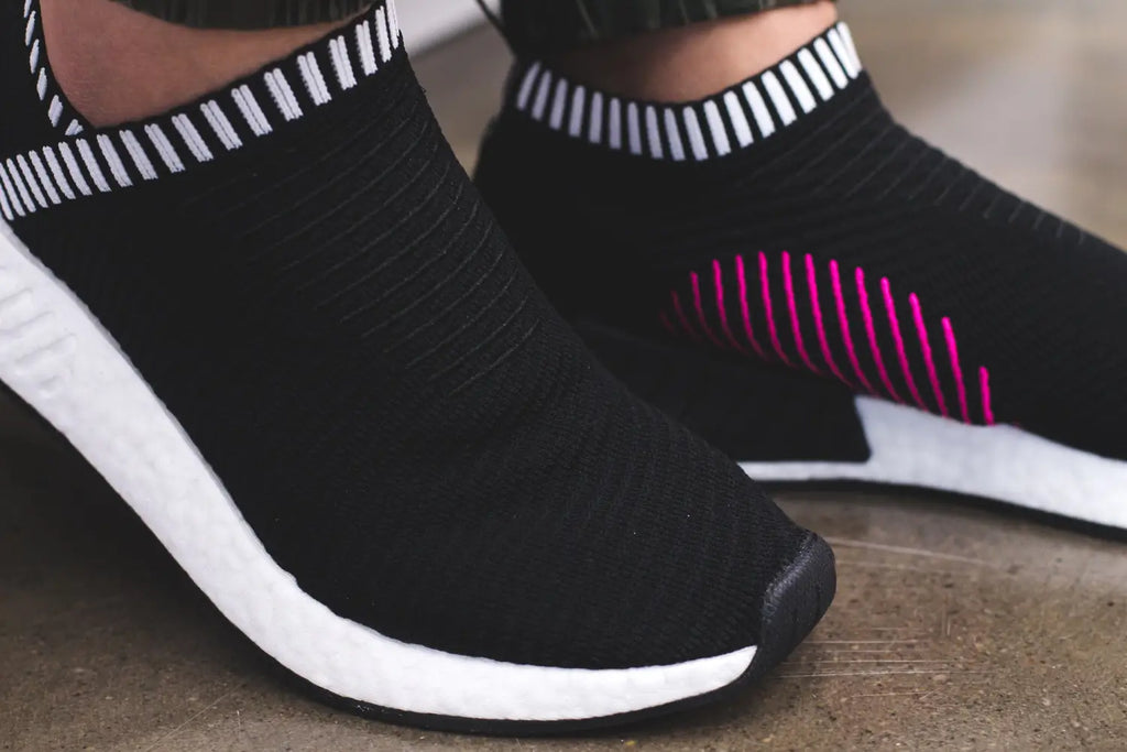 Adidas Originals NMD CS2 PK Shock Pink Pack - Black/Shock Pink (BA7188) & Grey/Shock Pink (BA7187)