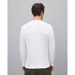 Reigning Champ 1x1 Slub Slim Henley White
