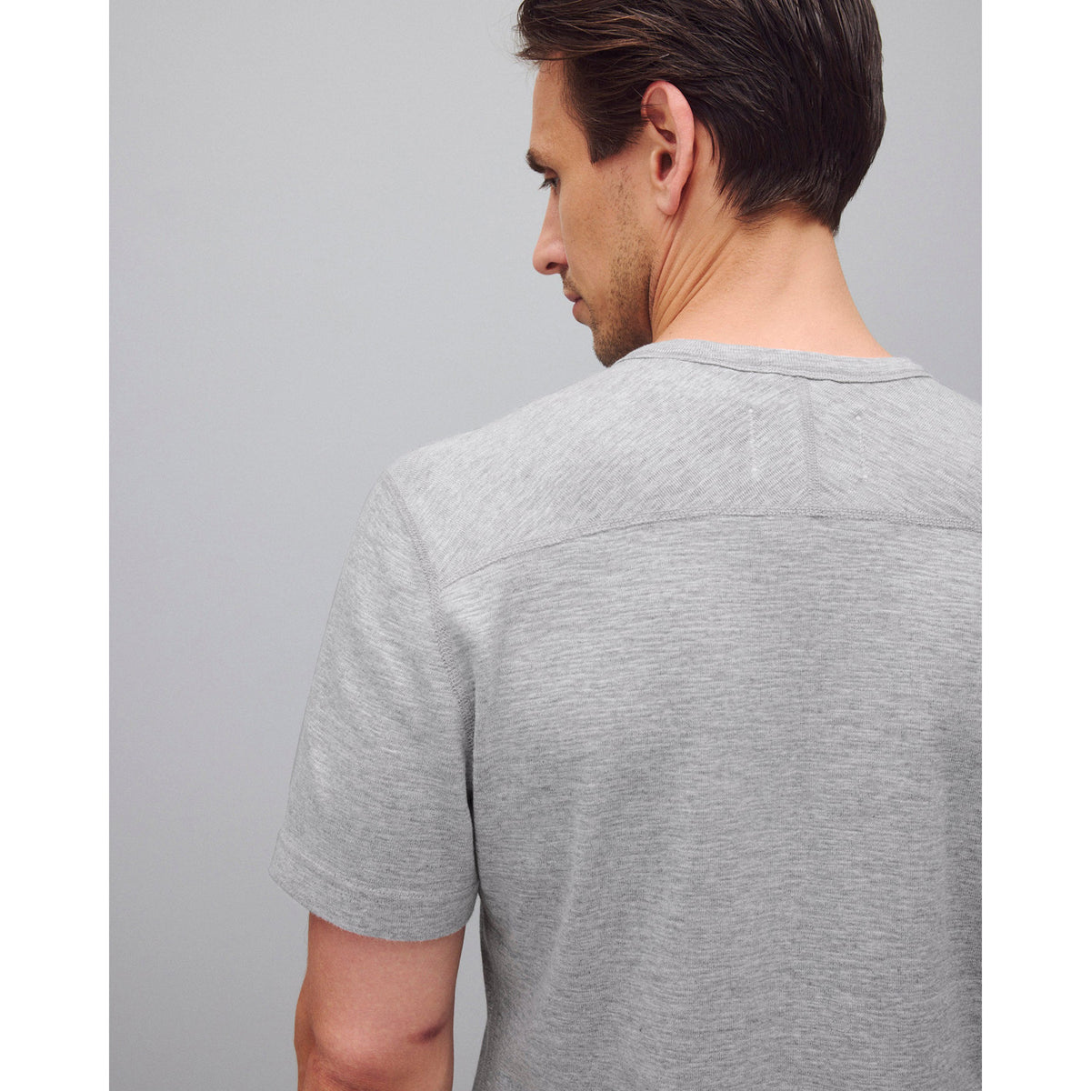 Reigning Champ 1x1 Slub Slim T-Shirt Heather Grey