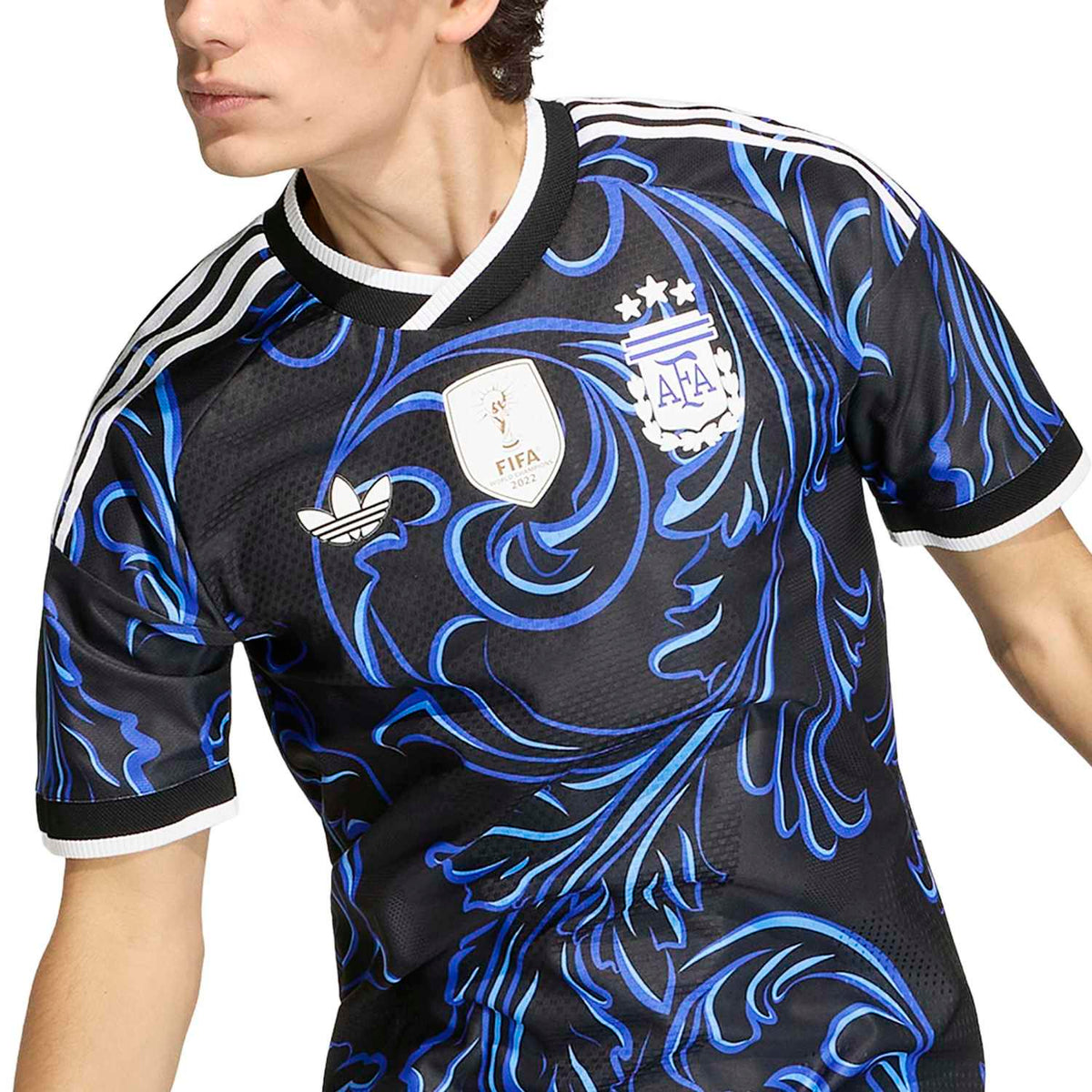 Adidas Argentina 26 Away Authentic Jersey Black