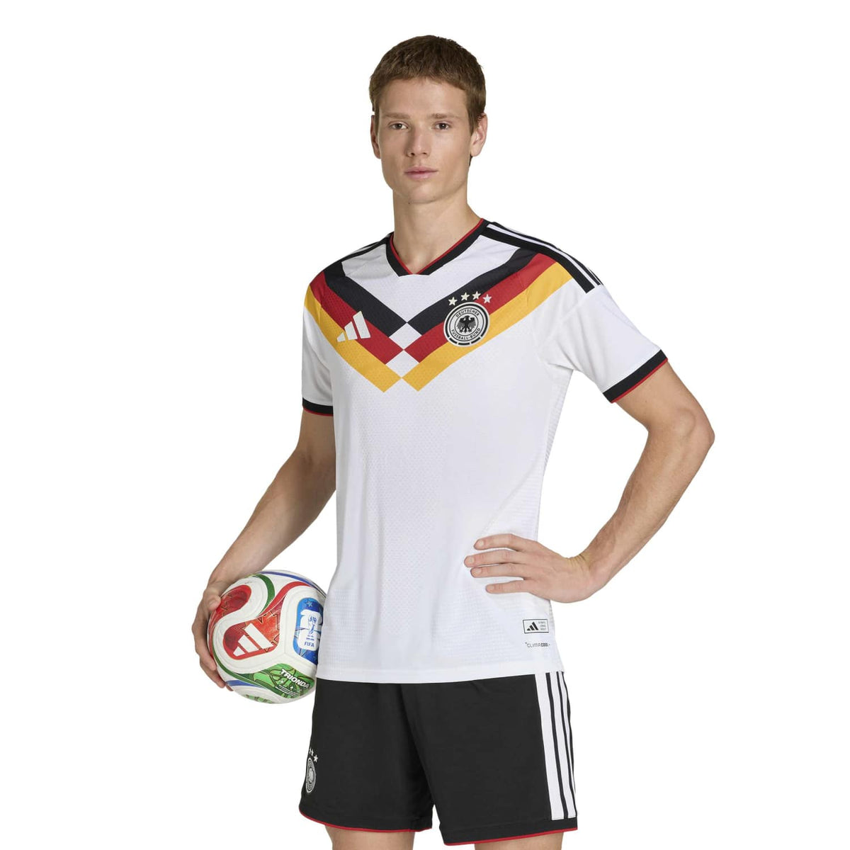Adidas Germany 26 Home Authentic Jersey White