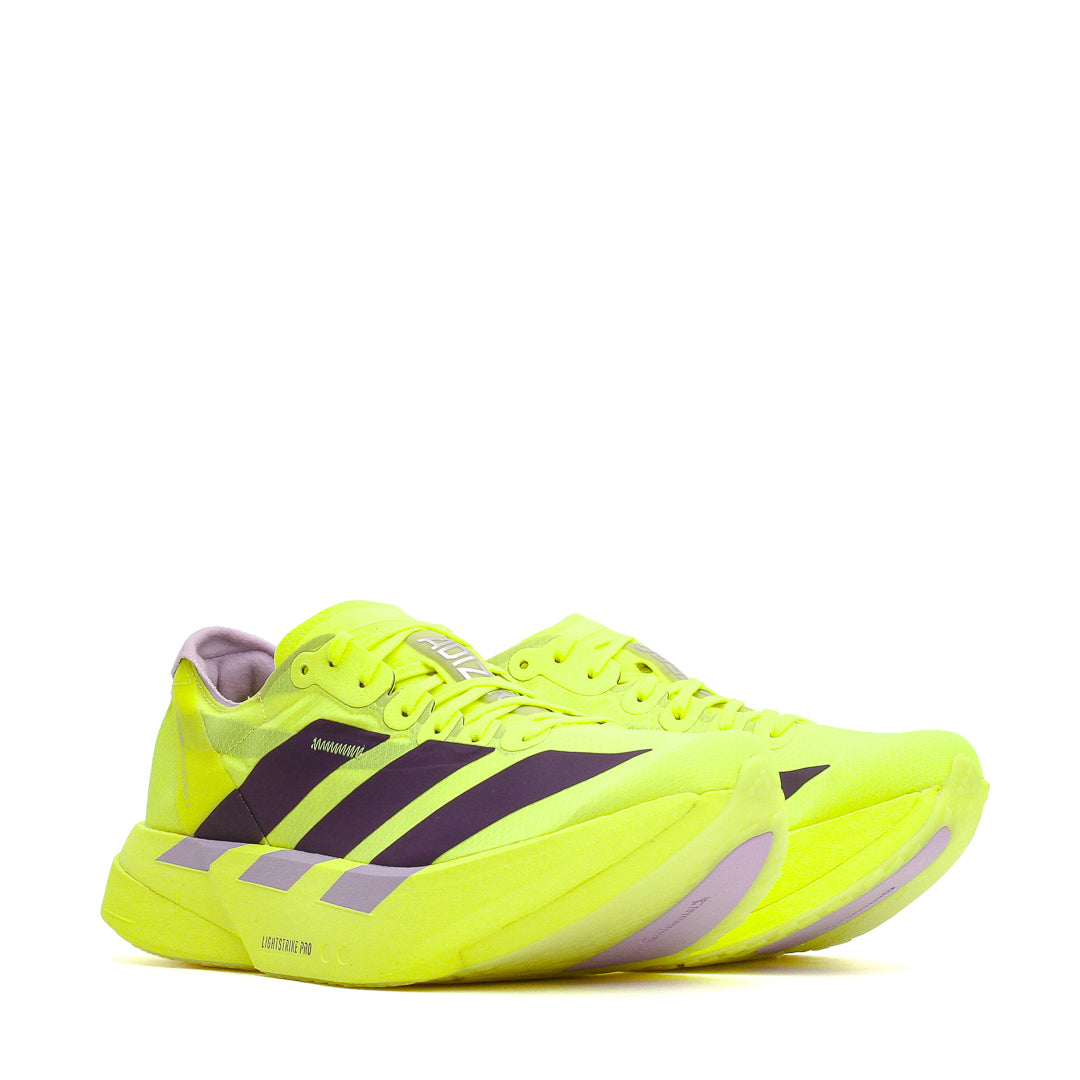 Adidas Women Adizero Adios Pro 4 Solar Yellow Plum JQ1690