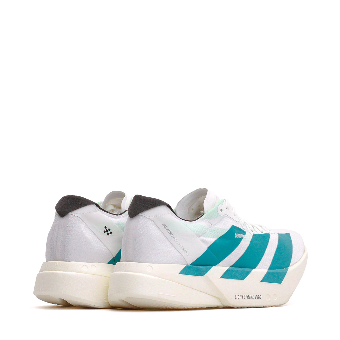 Adidas Men Adizero Adios Pro 4 White Teal JR1267