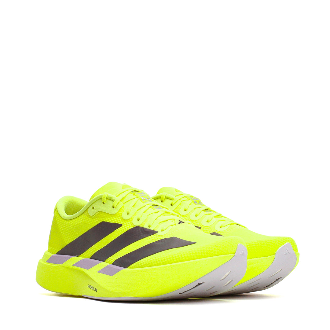 Adidas Women Adizero EVO SL Woven Solar Yellow Plum JR4731 Secondary image