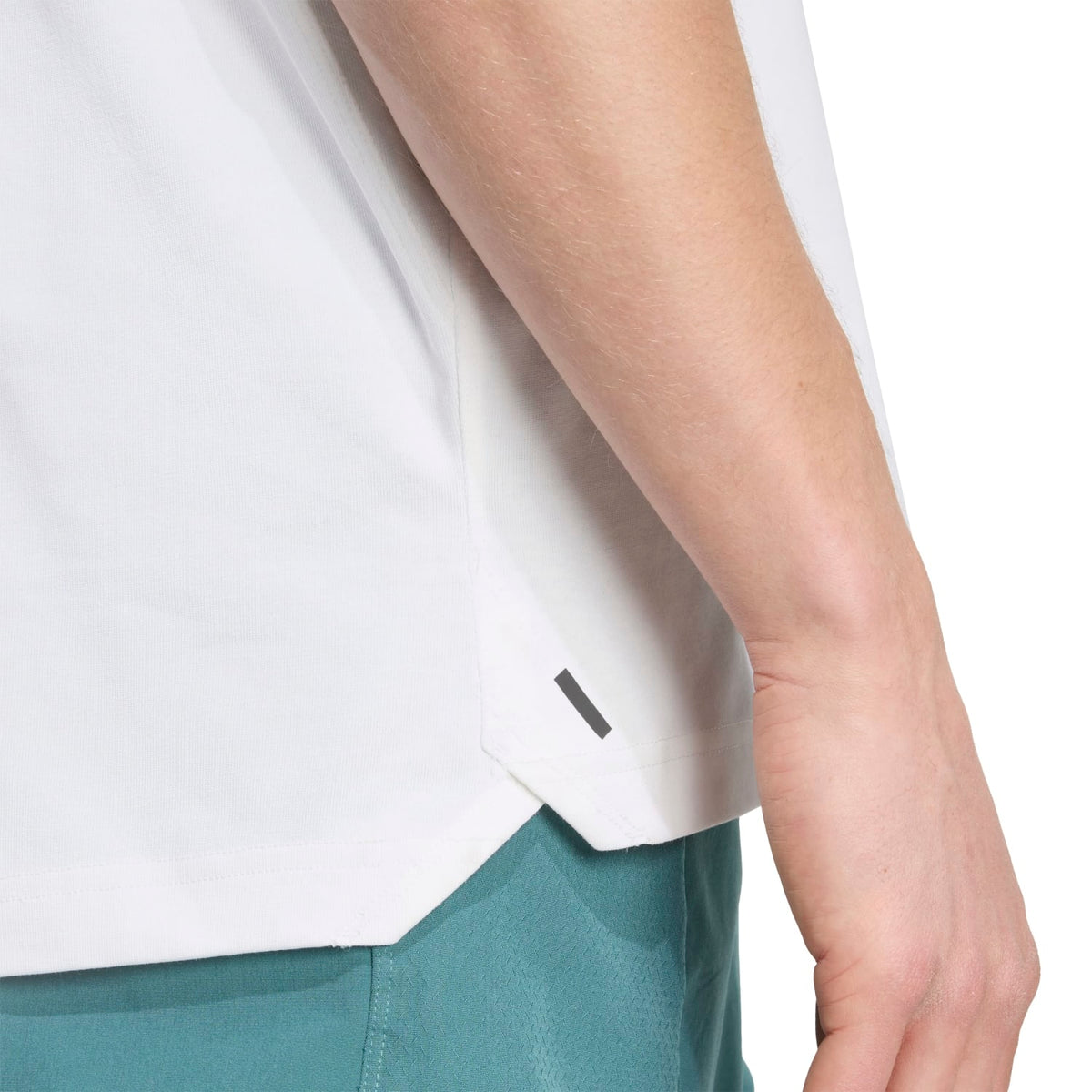Adidas Men Performance Oversize Tee White