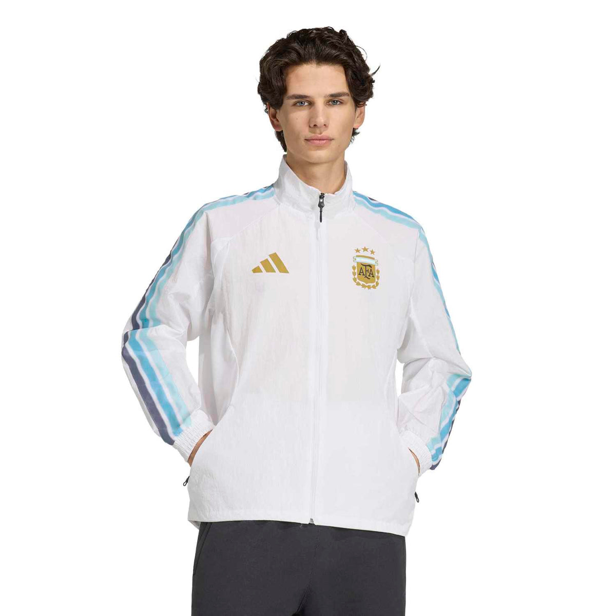 Adidas Argentina Home Anthem Jacket White