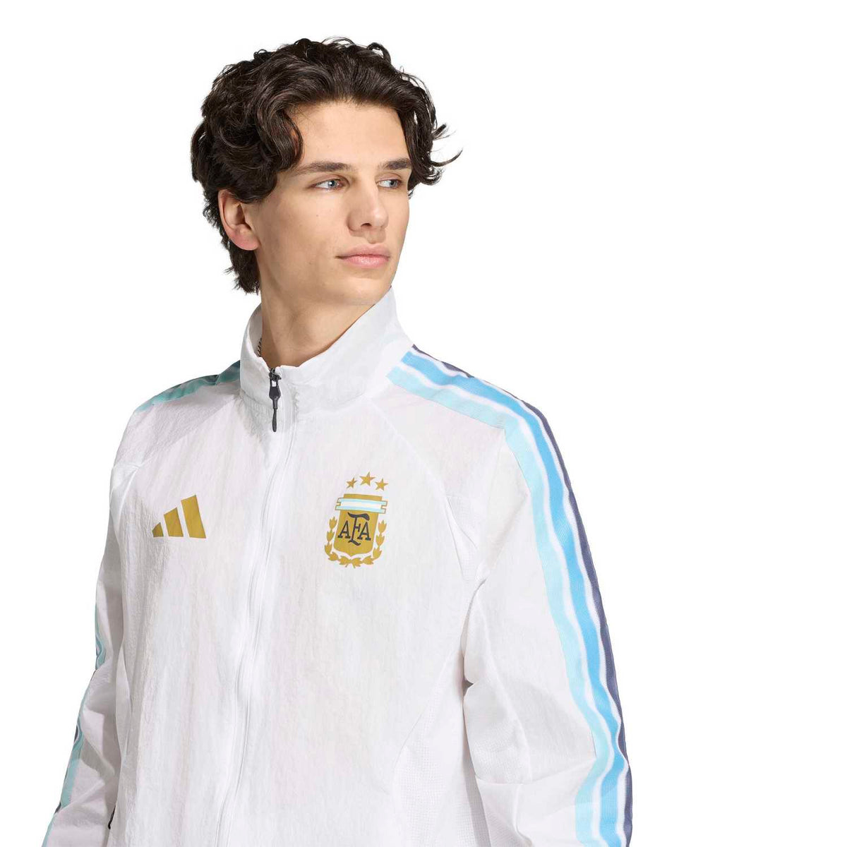 Adidas Argentina Home Anthem Jacket White