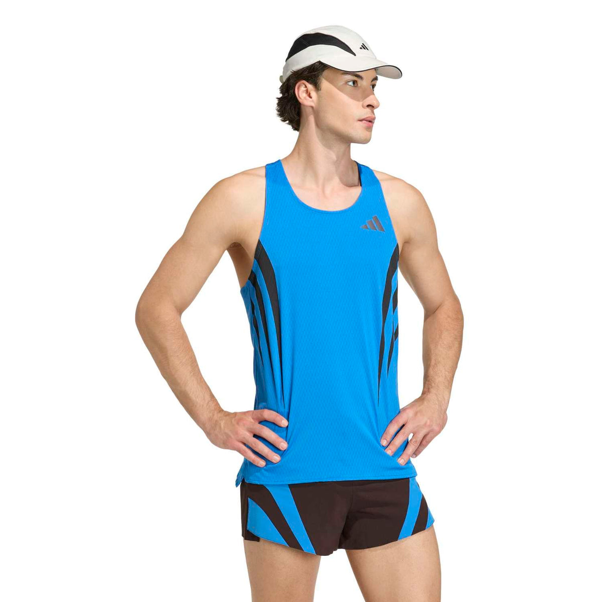 Adidas Adizero Archive Running Tank Top T-Shirt Blue