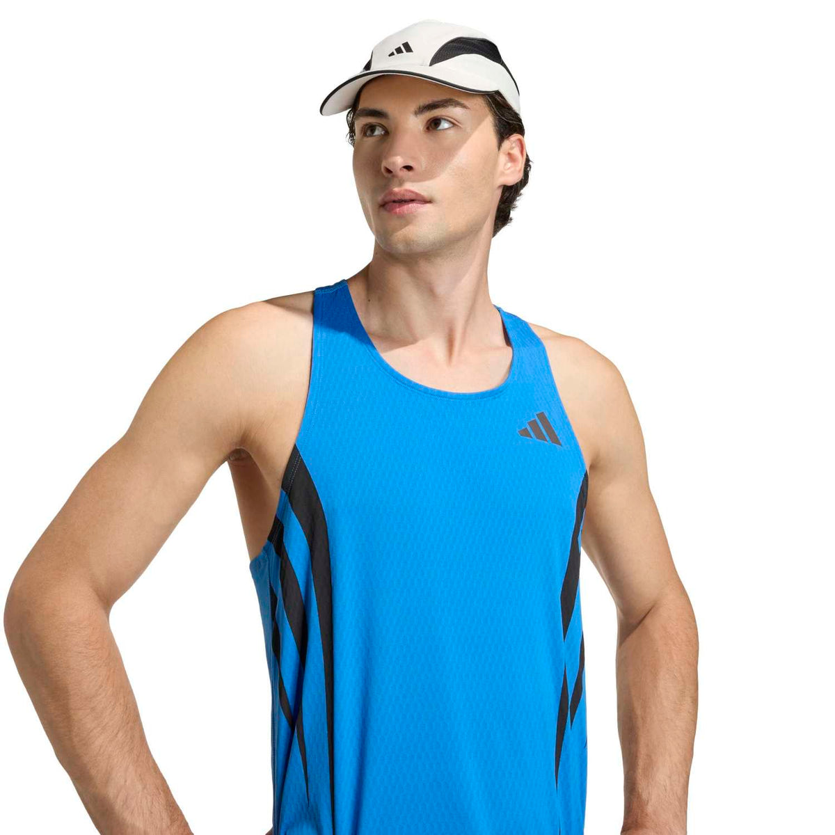Adidas Adizero Archive Running Tank Top T-Shirt Blue