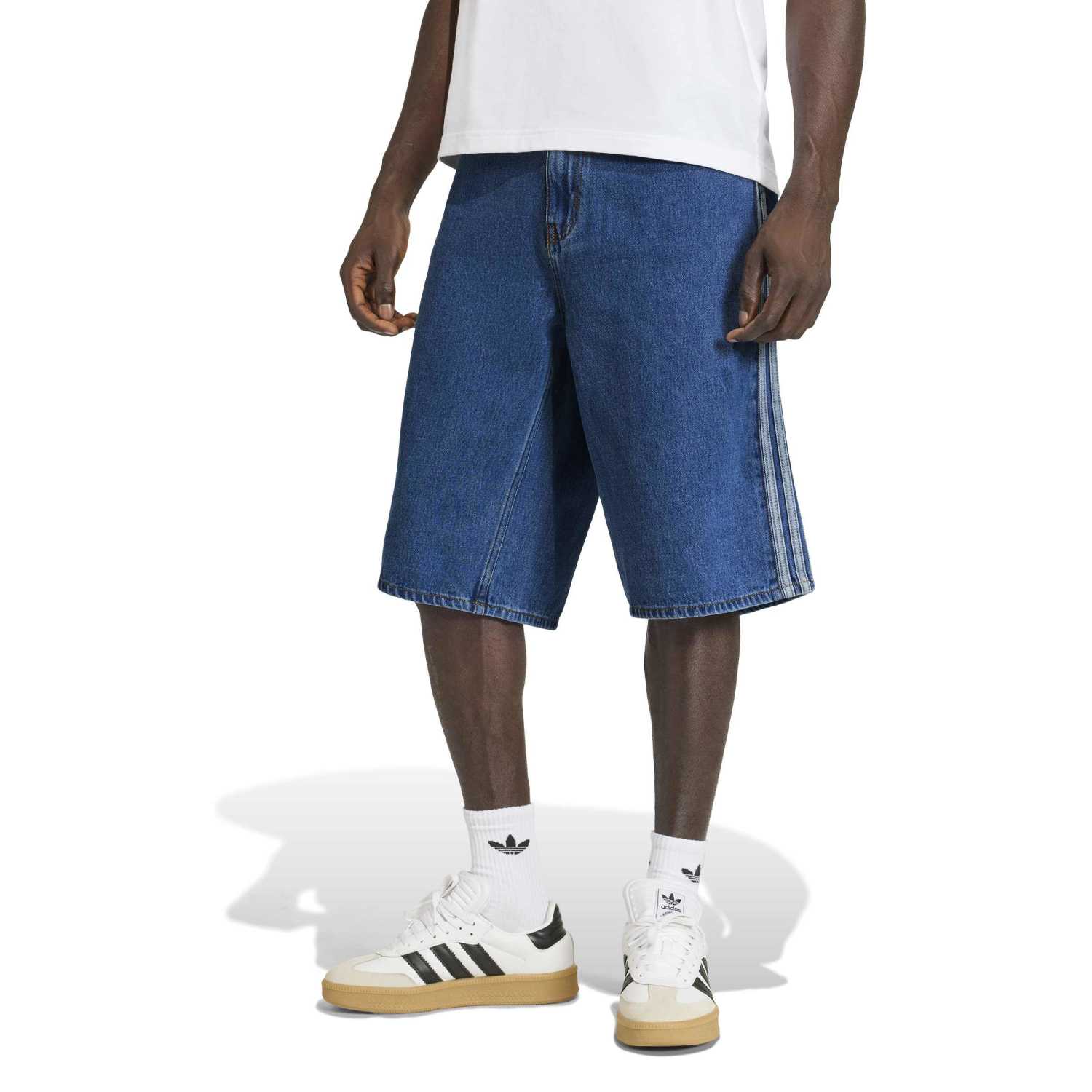 Adidas Firebird Adicolor Denim Shorts Multi Secondary image