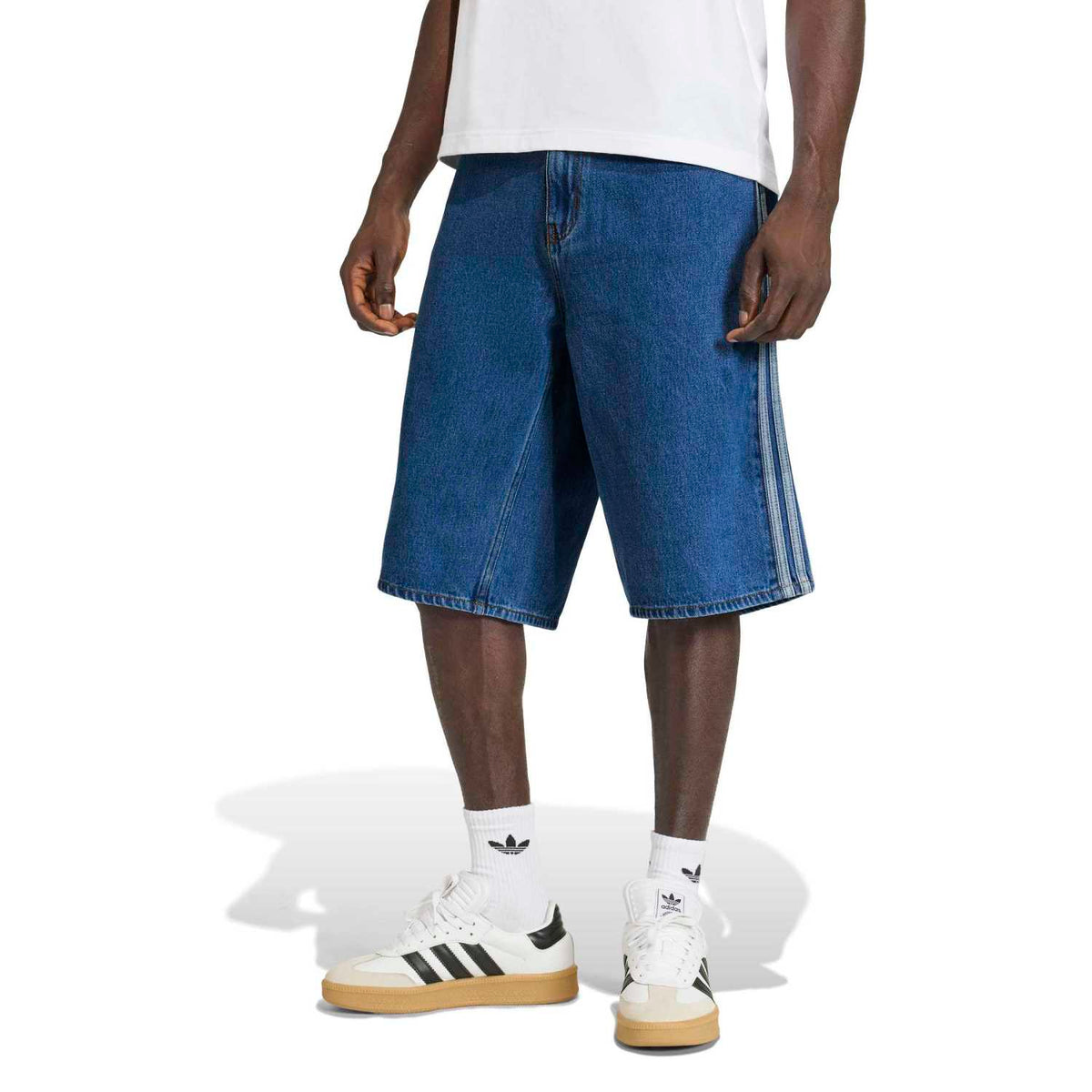 Adidas Firebird Adicolor Denim Shorts Multi