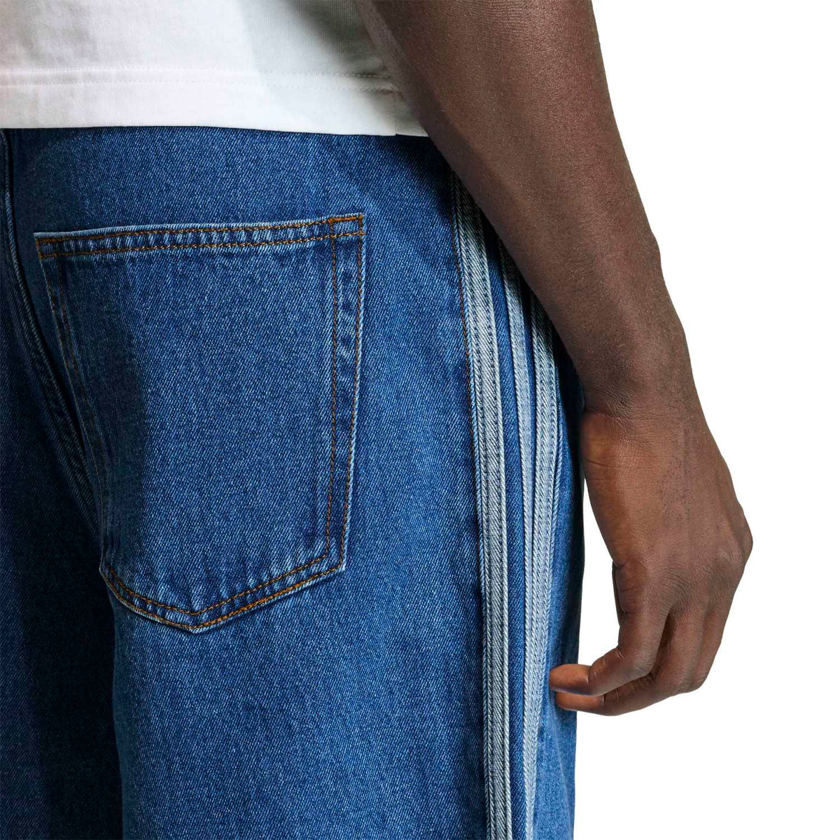 Adidas Firebird Adicolor Denim Shorts Multi