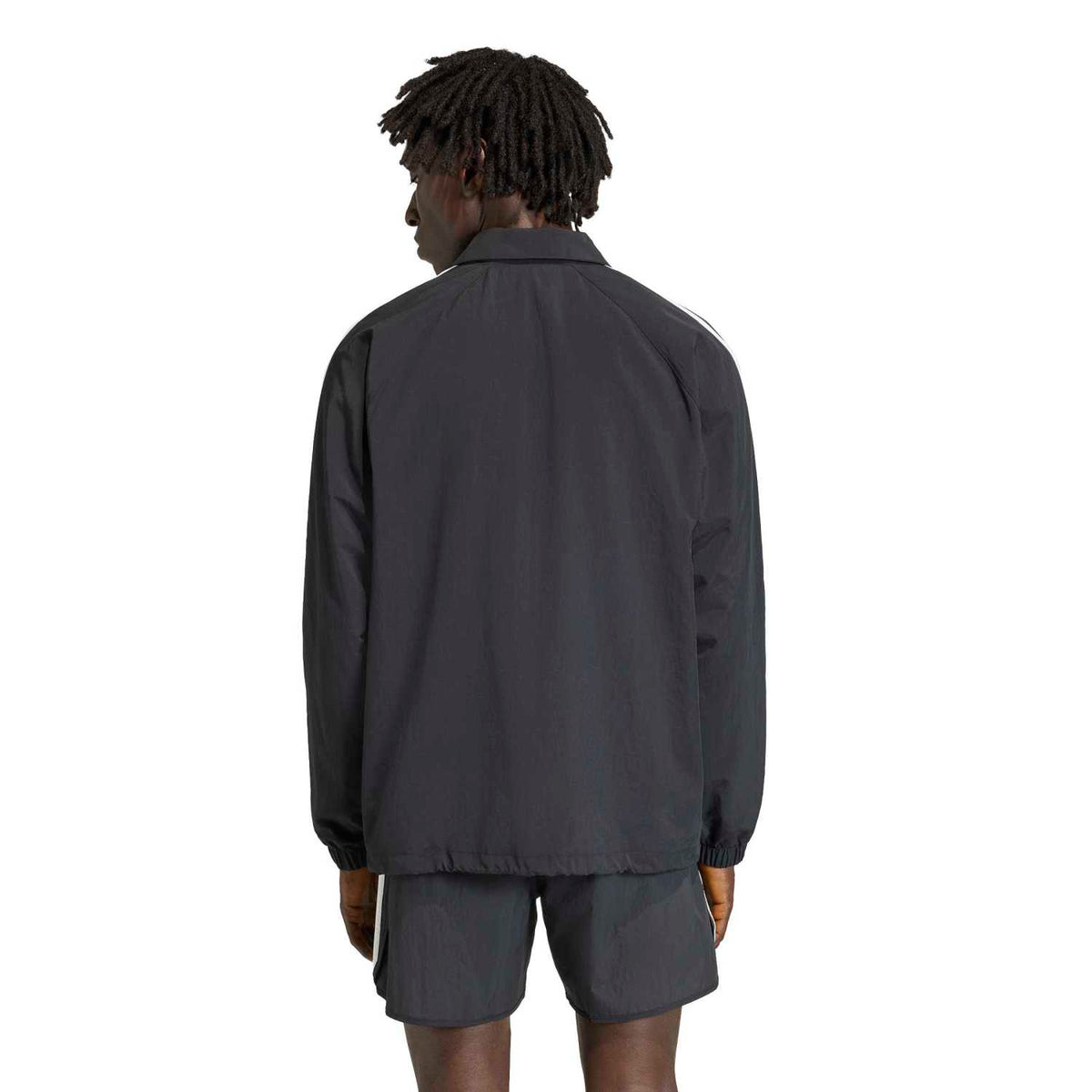 Adidas 3-Stripes Coach Jacket Black