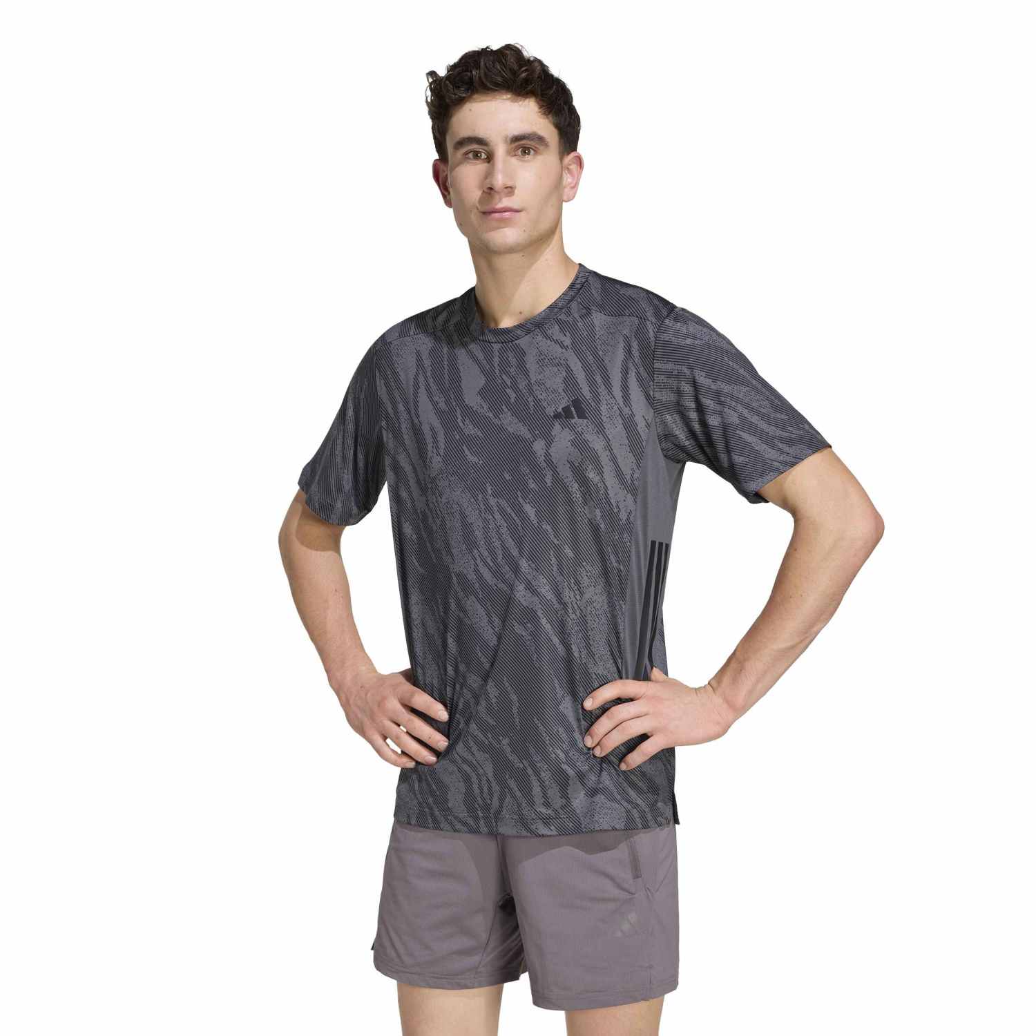 Adidas Cool Intensity Workout T-Shirt Grey Secondary image