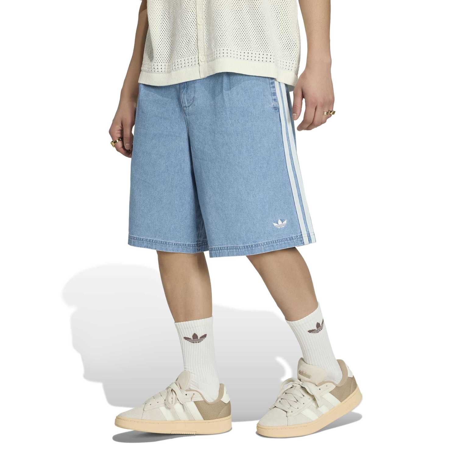 Adidas Originals Summer Glow Denim Chino Shorts Secondary image
