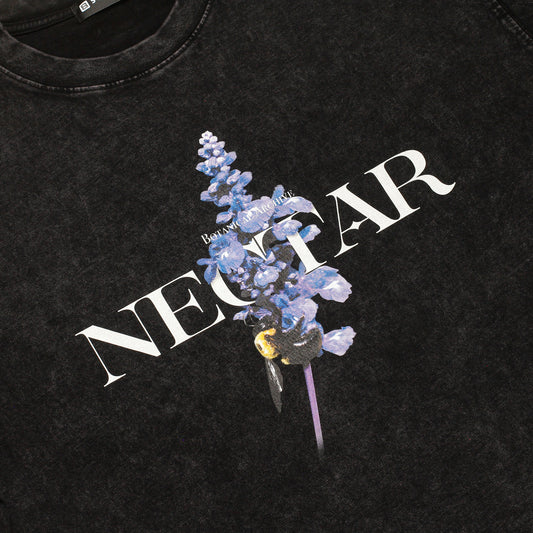 Solestop Nectar Washed Boxy Tee Black