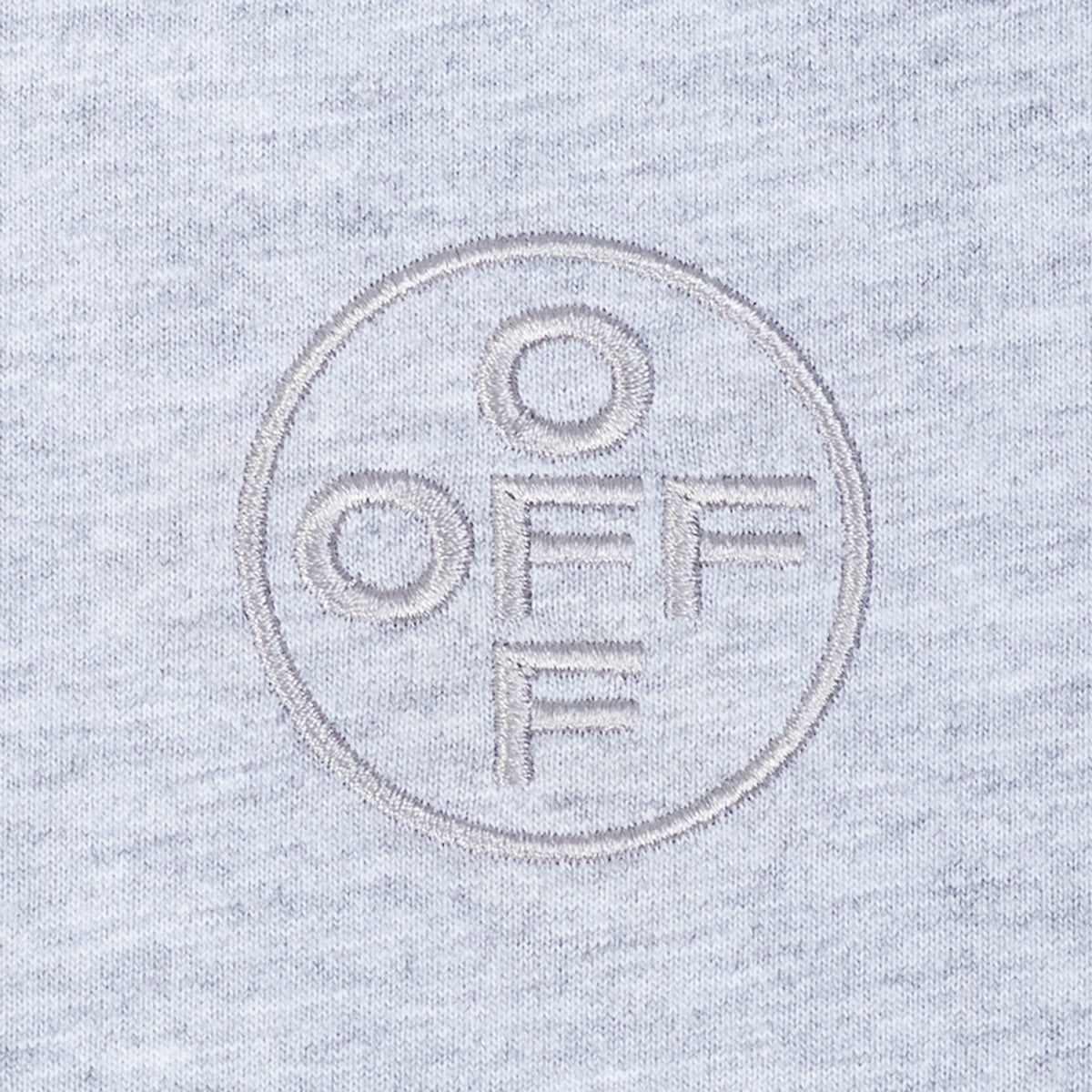 L/AB c/o Off-White Off Chest Logo Classic Crew Undershirts Marshmallow/Birch/Heather Grey - 3PK