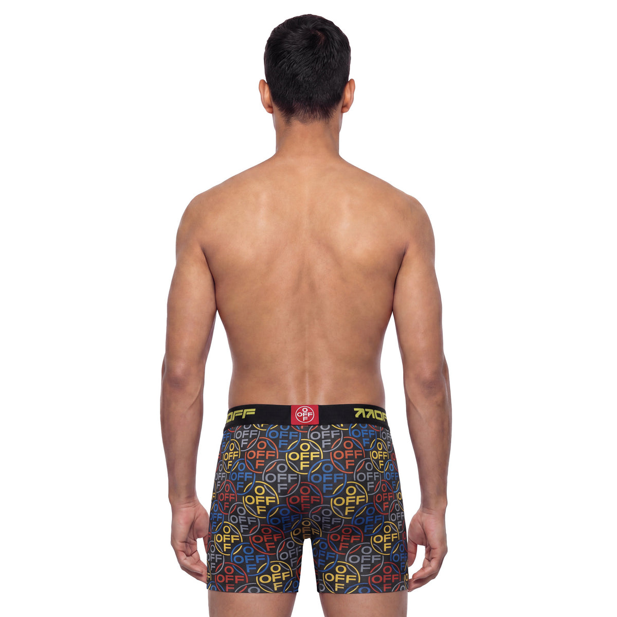 L/AB c/o Off-White Off Logos AOP Boxer Brief Black