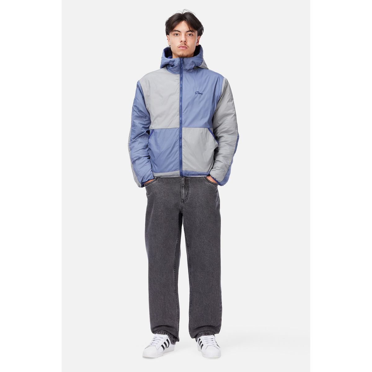 Dime Reversible Insulated Jacket Blue Iris