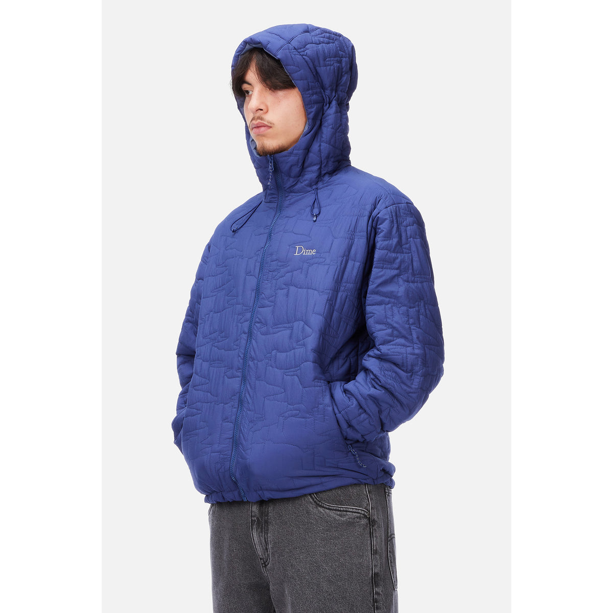 Dime Reversible Insulated Jacket Blue Iris