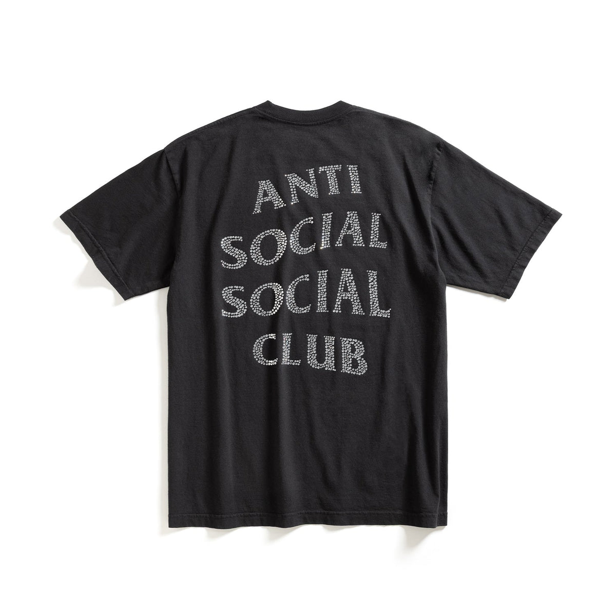 Anti Social Social Club Rhinestone Tee Black