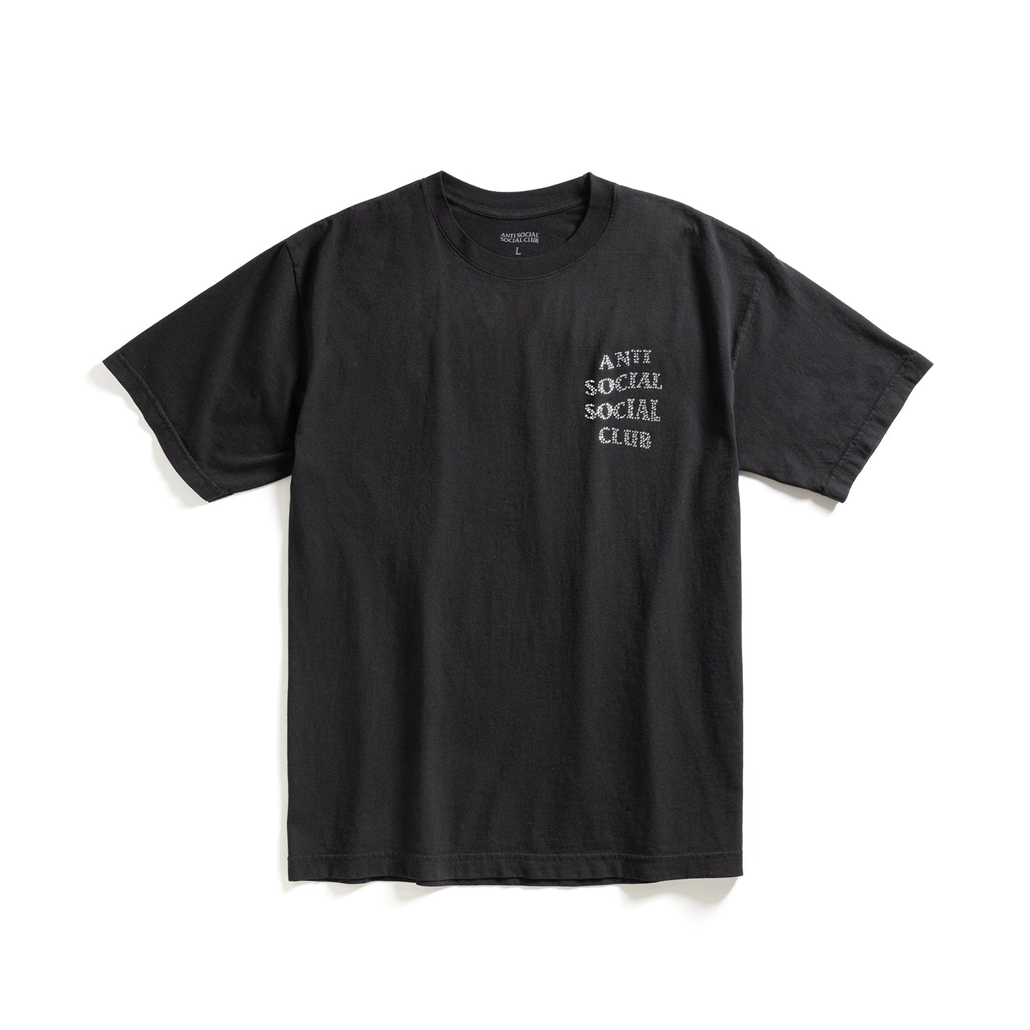 Anti Social Social Club Rhinestone Tee Black Secondary image