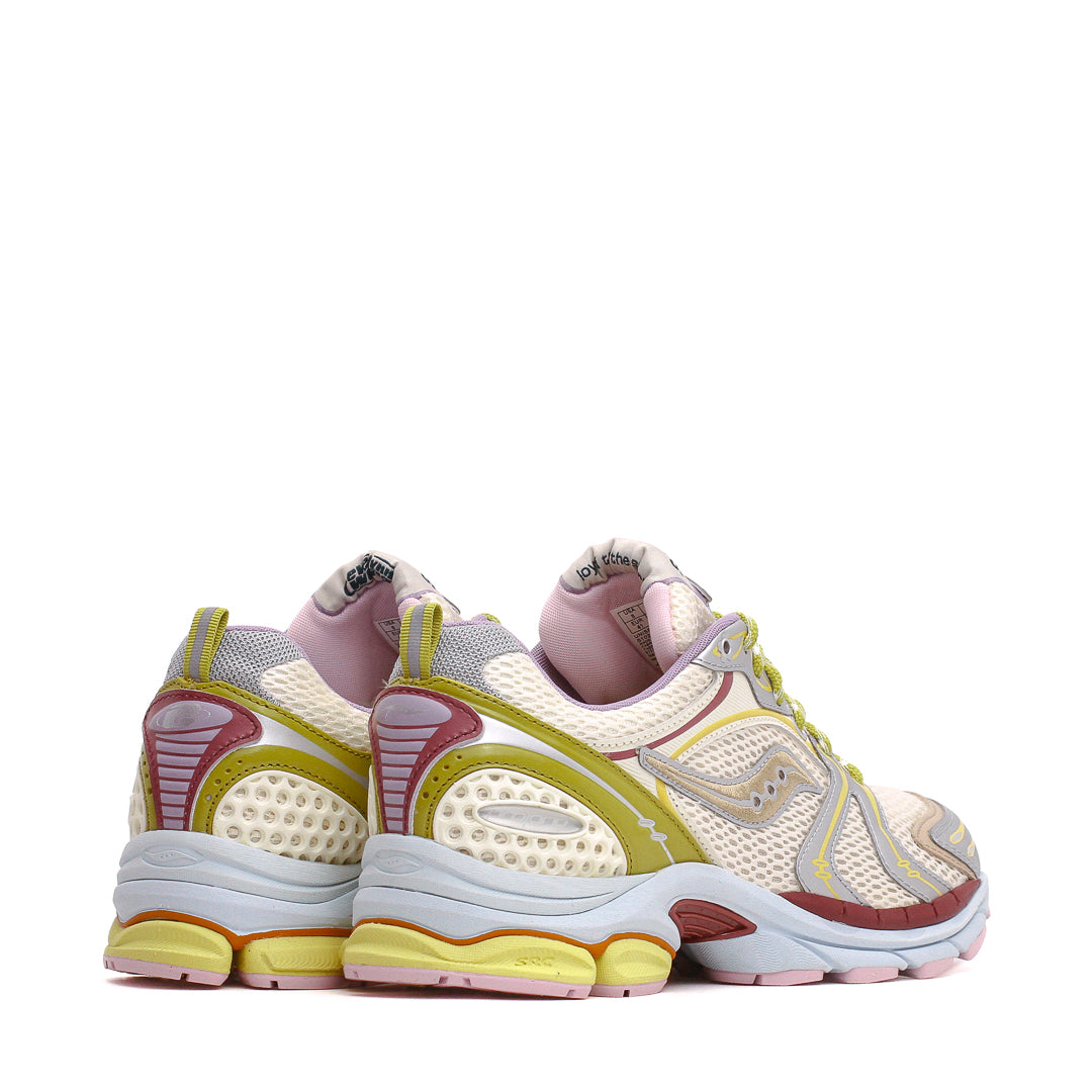 Saucony x Evelynn World Men Progrid Triumph 4 Silver Matcha S102153-1001