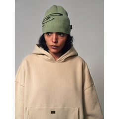 4YE Signature Ribbed Beanie - Green/Black