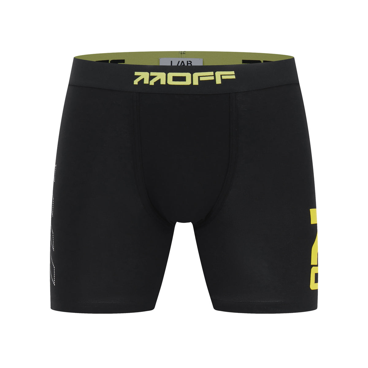 L/AB c/o Off-White Stamp High Alert Printed Boxer Brief Black